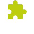 Icon grünes Puzzleteil Schnittstellenanbindung