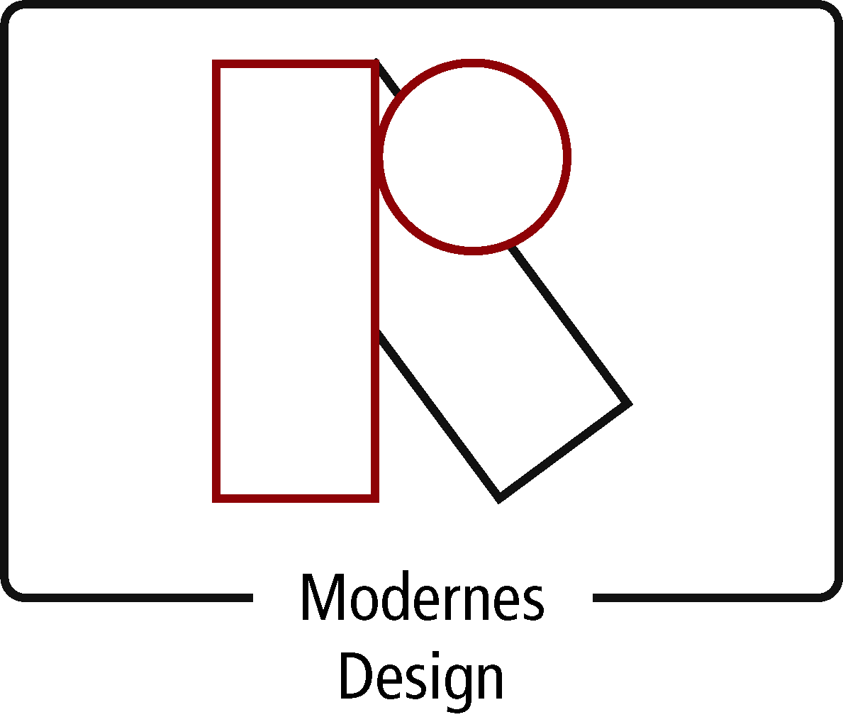 Icon modernes Briefkasten Design 